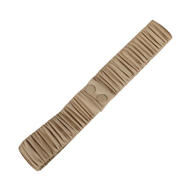 Cinturón elástico para mujer, corsé elegante con decoración informal, cinturón elástico para mujer, cinturilla Caqui