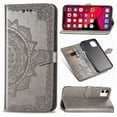 thumbnail image 2 of Étui Portefeuille Floral à Rabat en Relief 3D Compatible pour iPhone 11 6.1 Pouces, 2 of 7