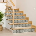 thumbnail image 4 of Mi Alma Peel & Stick Tiles - Gray White Flower Vinyl Backsplash 12x12, 4 of 10