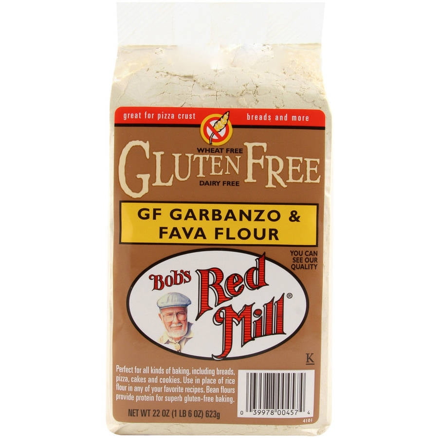 Bob's Red Mill Gluten Free Garbanzo & Fava Flour, 22 oz (Pack of 4) by Bob'S Red Mill