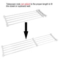 thumbnail image 4 of Adjustable Telescopic Storage Rack Cupboard Wardrobe Closet Divider Partition Shelf, Easy Installation, PP Material Prevents Items From Falling Off, Strong Load Capacity, 4 of 7
