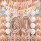 thumbnail image 2 of Rl Decoraciones De 60 Cumpleaños Para Mujeres Decoraciones De Fiesta De Globos De 60 Cumpleaños De Oro Rosa, 2 of 4