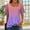 Hot Pink, variant on Womens Petal Sleeve Tops Summer Trendy T Shirt Casual Loose Square Neck Button Blouse Tees, Limited Time, Under 10 Dollars WX0001
