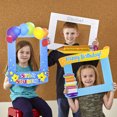 Astrobrights Classroom Photo Op Frames, DoubleSided, 6 Designs, 3 Pack