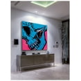 thumbnail image 4 of Marmont Hill Mh-Jrug-53-C-24 24" X 24" "Skull 2" Giclee Art Print On Stretched Canvas By, 4 of 5