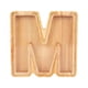 thumbnail image 2 of Hucha de madera personalizada con nombre y veintiséis letras en inglés., 2 of 5