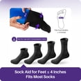thumbnail image 5 of KEKOY Sock Assist Device for Elderly, Sock Aid Device Easy on and off Sock Helper - Dressing Aid for Seniors, Blue, 5 of 7