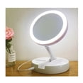 thumbnail image 4 of Espejo de maquillaje plegable con luz LED de aumento x10, 4 of 7