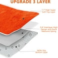 thumbnail image 4 of Shag Area Rugs for Bedroom Living Room,Orange 4X6 Ultra Soft Fluffy Area Rugs for Dorm, Indoor Carpet Nursery Rugs for Kids Room Home Halloween Decor, 4 of 17