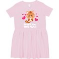 thumbnail image 3 of Inktastic I Love You This Much Kitten Girls Toddler Dress, 3 of 5