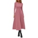 thumbnail image 2 of Vestido PRETTYGARDEN 2025 Rosa Manga Larga Midi Línea A XXL, 2 of 8