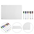 thumbnail image 4 of Bgsha Clear Acrylic Magnetic Dry Erase Calendar Set With 6 Pens-Magnetic Board Daily Weekly Monthly Planner Message Board For Kitchen, 4 of 10