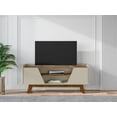 thumbnail image 2 of Manhattan Comfort Marcus 53.14 TV Stand from Engineered Wood in Beige, 2 of 7