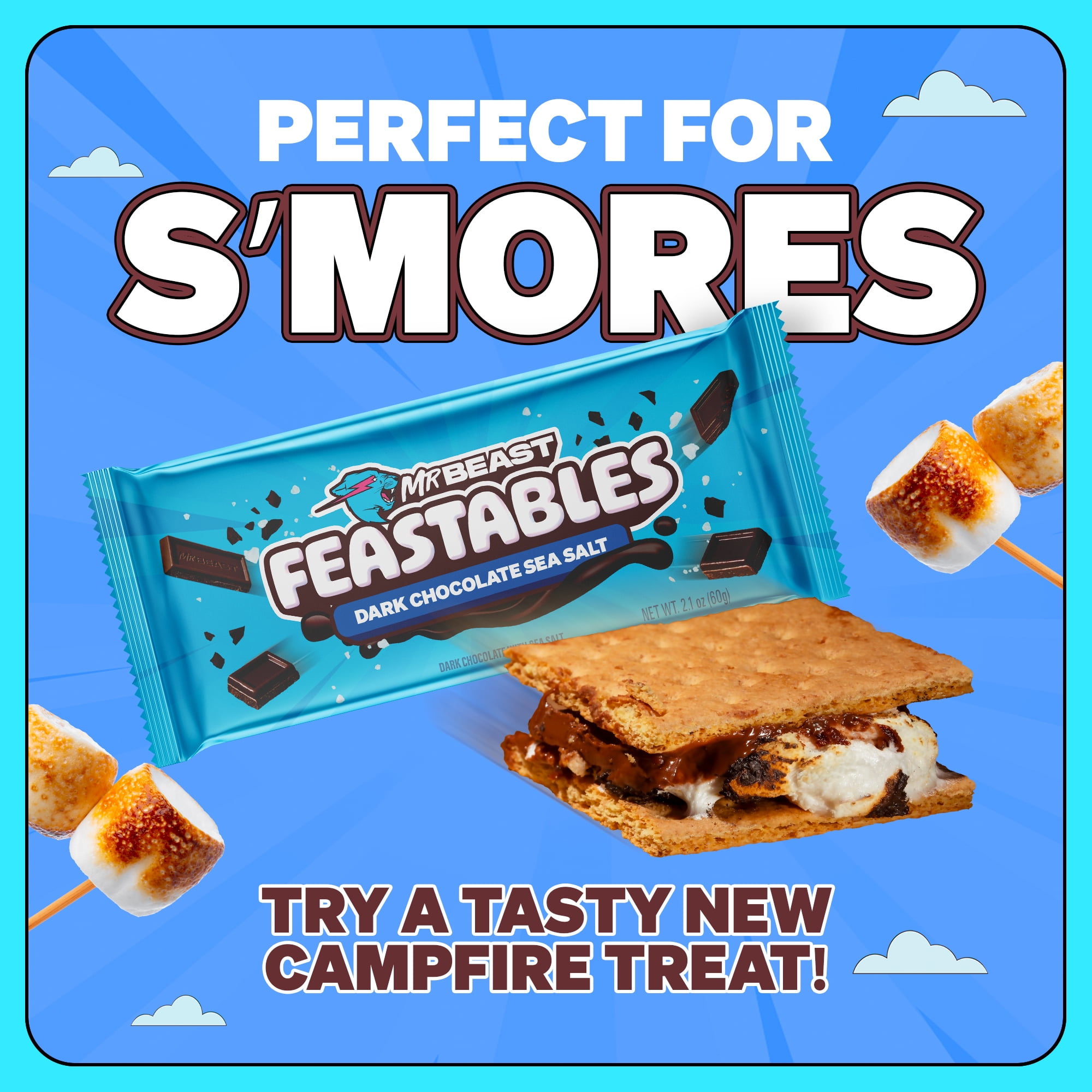 Feastables Sea Salt Dark Chocolate Bar - 2.1 oz Mexico | Ubuy