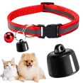 thumbnail image 1 of Rastreador Con Collar Ajustable Gatos para () Rojo, 1 of 9