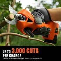 Pruning Shear Battery Powered, Cordless Portable Electric Pruner with 2Pack 2Ah Rechargable Batteries -16.8V 25MM(0.98Inch) Cutting Diameter