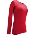 thumbnail image 3 of Women's Under Scrub Tee Crew Neck Long Sleeve T-Shirt, 3 of 6