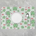 thumbnail image 2 of Cute Mushroom Frog Placemats Set of 4 18"x12" Kawaii Animals Fungus Table Place Mats, Decor Wild Mushroom Stuff Placemat for Kitchen Dining Table Decor Indoor Outdoor, 2 of 4