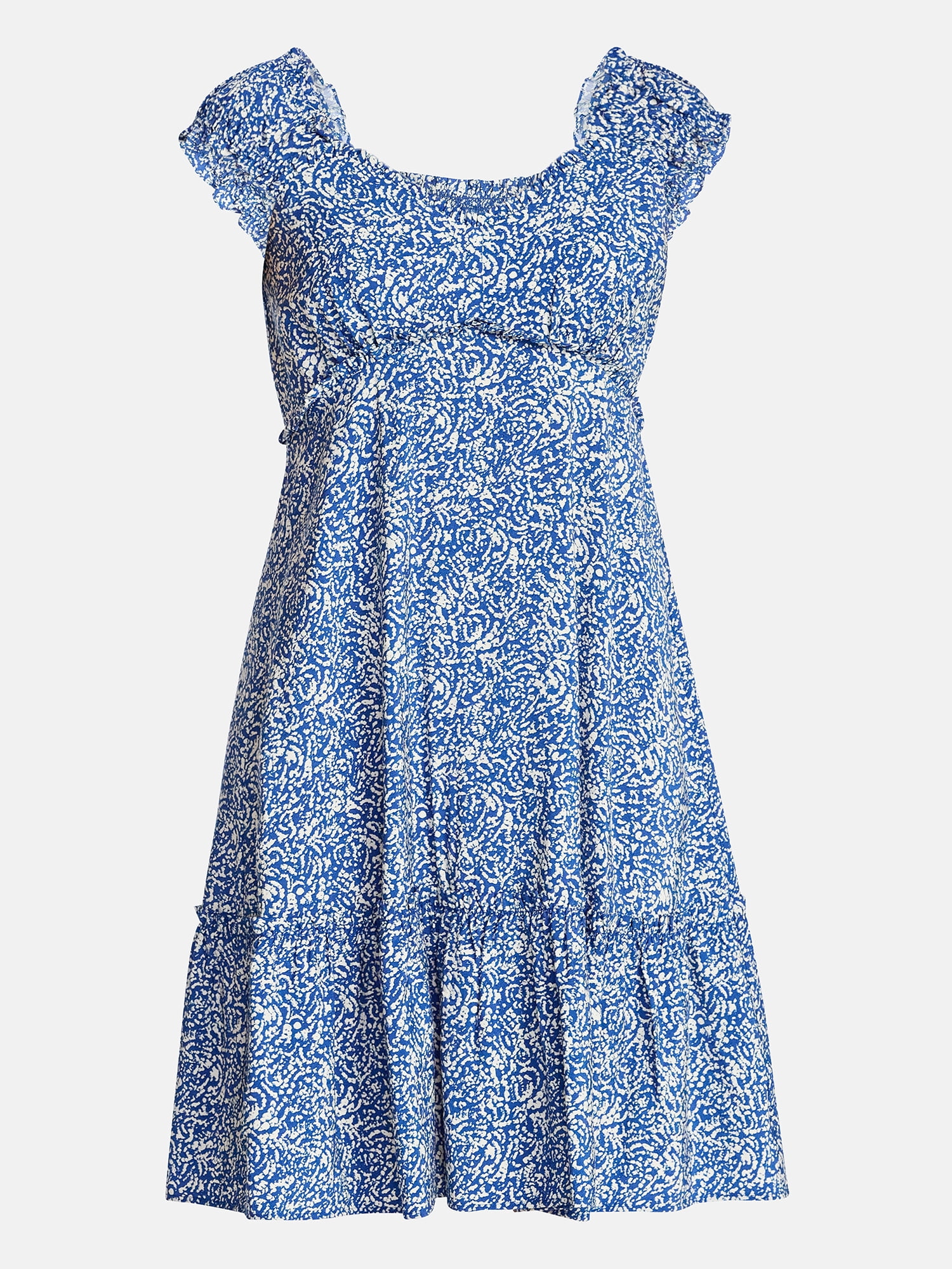 Time and Tru Women’s Empire Waist Mini Dress, Sizes XS-XXXL
