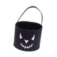 thumbnail image 4 of Bolsa de dulces de Halloween, suministros para fiestas, reutilizable, portátil, hecha a mano, bolsa de mano para dulces, para la entrada, sala de Negro, 4 of 8