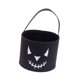 thumbnail image 4 of Bolsa de dulces de Halloween, bolsa para trucos o tratos, accesorios, canasta de fieltro, canasta liviana para guardar dulces, bolsa para cosplay de Negro, 4 of 8