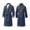 A-Blue146, variant on Mens Celtic Wolf Knot Bathrobe Belted Shawl Collar Pocket Soft Winter Loungewear