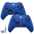 thumbnail image 1 of 2-Pack Microsoft Xbox Wireless Controllers for Xbox Console - (2x Shock Blue), 1 of 5
