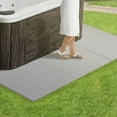 thumbnail image 3 of Confer Plastics Handi Spa Pad 32"x48" Connectable Hot Tub Mat, Gray, 3 Pack, 3 of 8