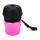 thumbnail image 1 of Yajisi Botella de Agua Portátil para Perros y Mascotas Antiderrame Rosa 18 cm / 7 inches, 1 of 9
