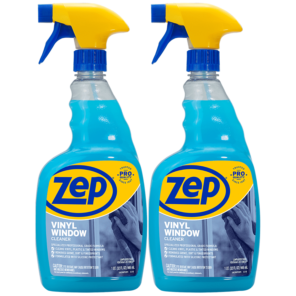 Zep Plexiglass Window Cleaner 32 oz. (Pack of 2) Great for Plexiglass