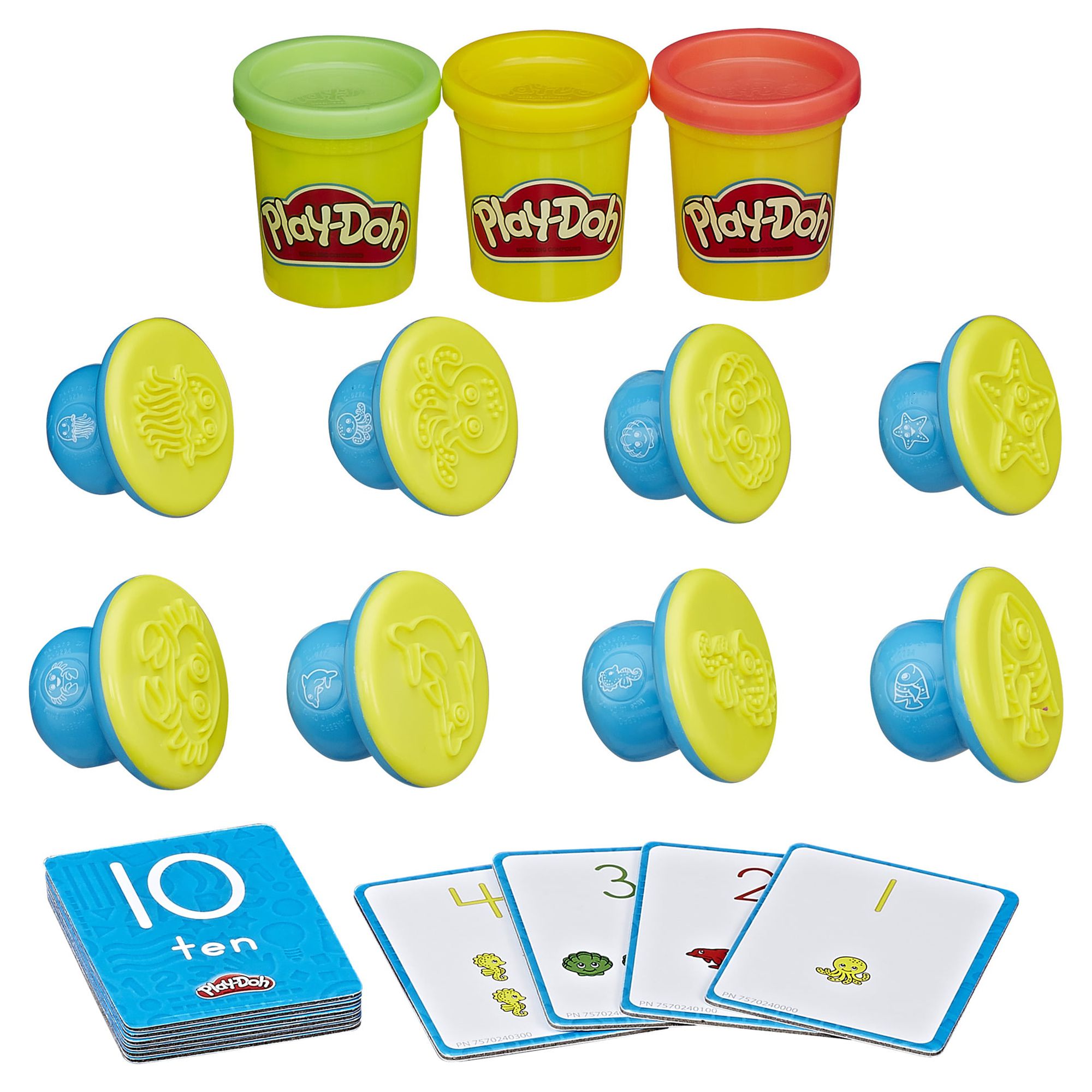 Play-Doh Shape & Learn Numbers & Counting Set with 3 Cans - image 4 of 4