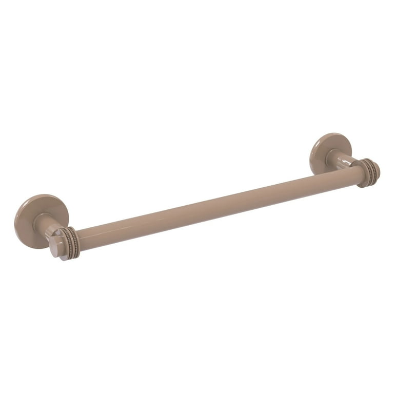 Continental Collection Towel Bar with Dotted Accents Antique Bronze 36 Inch Walmart