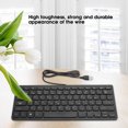 thumbnail image 1 of Wired Mini Japanese Keyboard Usb Interface Desktop Mute Ultra Thin 78 Key Computer Supplies Keyboards Mice Accessories Japanese Keyboard, 1 of 8