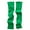 Green, variant on Long Ruched Rib Knit Fingerless Arm Warmers Thumb Hole Cold Weather Cuff Sleeves Knit Gloves for Autumn Winter Purple One Size