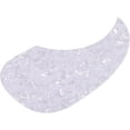 thumbnail image 4 of White Pearl Acoustic Guitar Dreadnaught Martin Style Pickguard Self Adhesive, 4 of 12