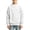 White, variant on WDWYY Boys Waffle Knit Crew Neck Sweatshirt Arm Pocket Casual School Long Sleeve Loose Fit Pullover Top Light Blue 9-10 Years