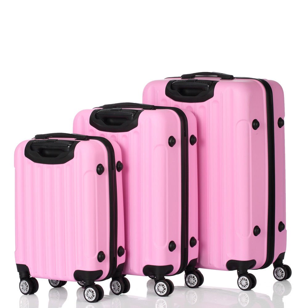 Ubesgoo UBesGoo 20 24 28" 3pcs Luggage Travel Set Bag ABS Trolley