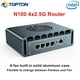thumbnail image 2 of Dispositivo de firewall Intel N100 de 12.ª generación, de aluminio, con ventilador, 4 x i226, LAN de 2,5 G, Celeron N5105, pfSense, PVE, computadora, mini PC con firewall, 2 of 4