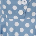 thumbnail image 5 of Prime Day Sales Today 2025!GaThRRgYP Geometric Print Short Sleeve Crew Neck Dress-Abstract Art,Women Fashion Casual Sexy Summer V- Neck Asymmetric Collar Polka Midi Dress, 5 of 8