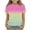 Hot Pink, variant on Girls Ombre T-Shirt Ocean Blue Soft Stretchy Moisture Wicking Tee for Kids Ages 4-12 Summer Daily Wear,Size 9-10T