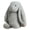 Gray, variant on Bunny Stuffed Animal, 16.93in Cute Rabbit Plush, Home Decor Gift Soft Bunny Plush Long Ear Stuffed Animal (Green)