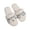 Silver, variant on Iyufng Women's Fluffy Plush Open‑Toe Slippers Rhinestone Tassel Decor Soft Warm Winter Indoor House Slides