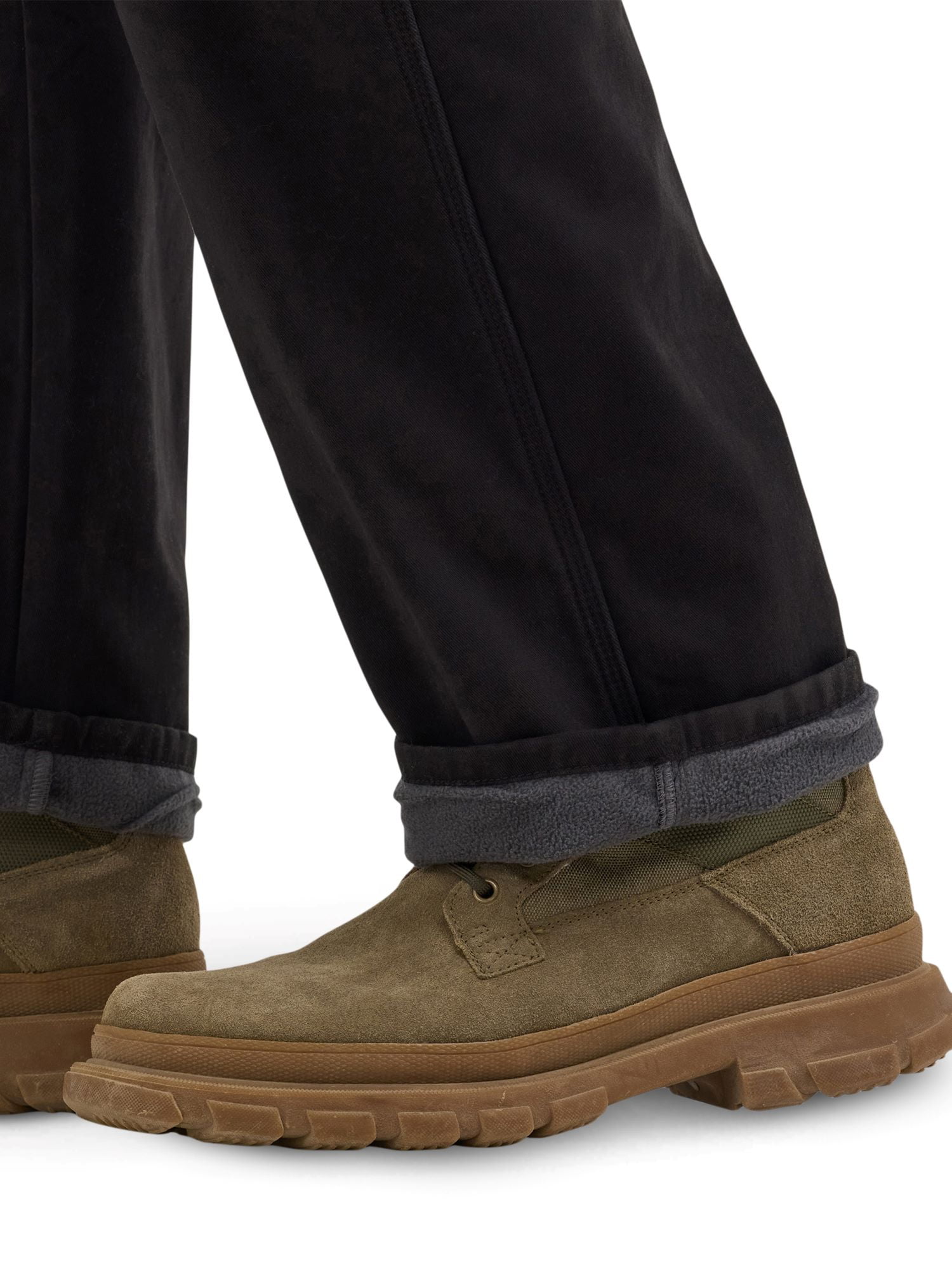 Wrangler Men's and Big Men's Relaxed Fit Fleece Lined Cargo Pant
