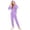 Purple, variant on Arshiner Girls Velour 2 Pieces Tracksuits Outfits Athletic Hoodies Sweatshirts and Sweatpants Athletic Clothing Sets