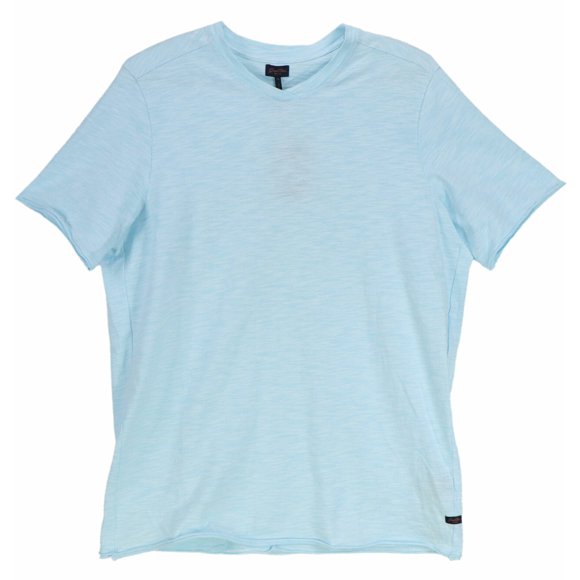 Good Man Brand Men's Blue Topaz Modern Shinjuku Stripe Vee Graphic T-Shirt - XL