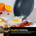 thumbnail image 5 of Guy Fieri's Flavortown Laser Titanium 10" Fry Pan - Non-stick Cookware, Healthy Cooking, 3x More Durable, Dishwasher Safe, Oven Safe, 5 of 6