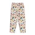 thumbnail image 5 of Naloa Butterfly Flowers Print Women’s Ultra-Soft Comfy Pajama Lounge Pants with Pockets & Drawstring, 5 of 8