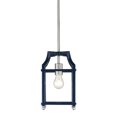 thumbnail image 1 of Golden Lighting 8401-M1L PW-NVY Leighton PW Mini Pendant, Pewter & Navy, 1 of 2