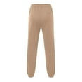 thumbnail image 4 of Men's Casual Pants Comfortable Lightweight Breathable Sweatpants with Woven Pocket and Leather Label for Sports Outdoor Mens Beach Pants Trousers Vacation Cargo Pants, 4 of 4