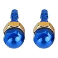 thumbnail image 2 of 2pcs Universal Aluminum Alloy Car Auto Front Windshield Sprayer Washer Nozzle Blue, 2 of 5